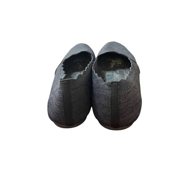 Skechers Women's Cleo scalloped Knit flat shoes slip on Ballet Flats Size 8.5 - Picture 3 of 6